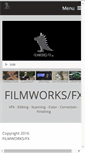 Mobile Screenshot of filmworksfx.com